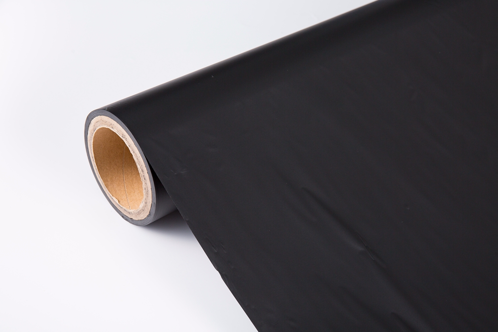 Black polyether TPU film