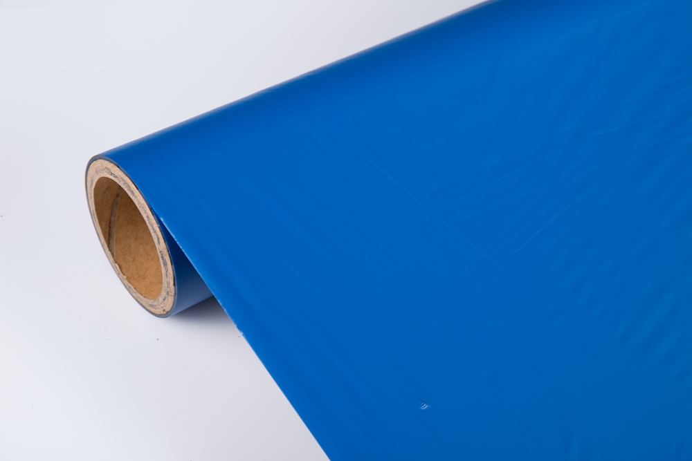 Deep blue+black shading film