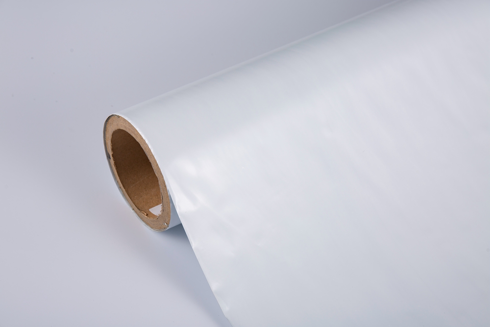 Three layer hot melt adhesive shading TPU film